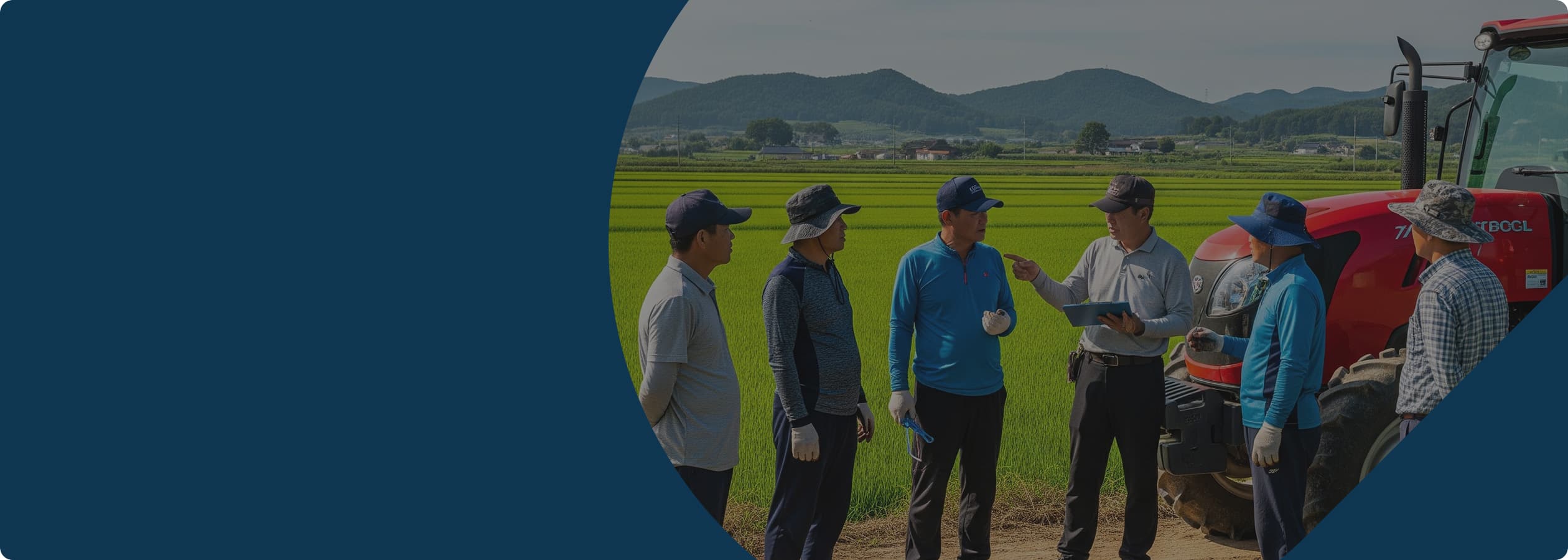 농업기계 운송지원 개시 